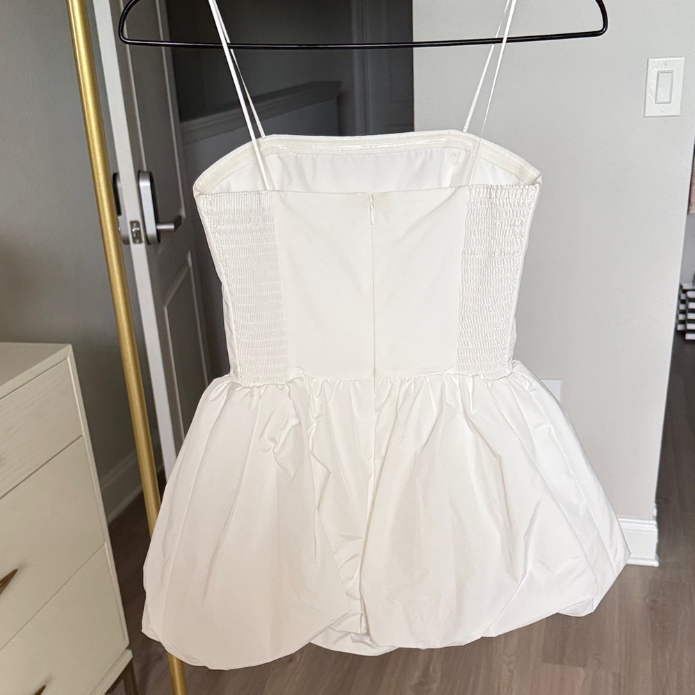 Amanda Uprichard Strapless Cream Dress - Picture 3 of 4